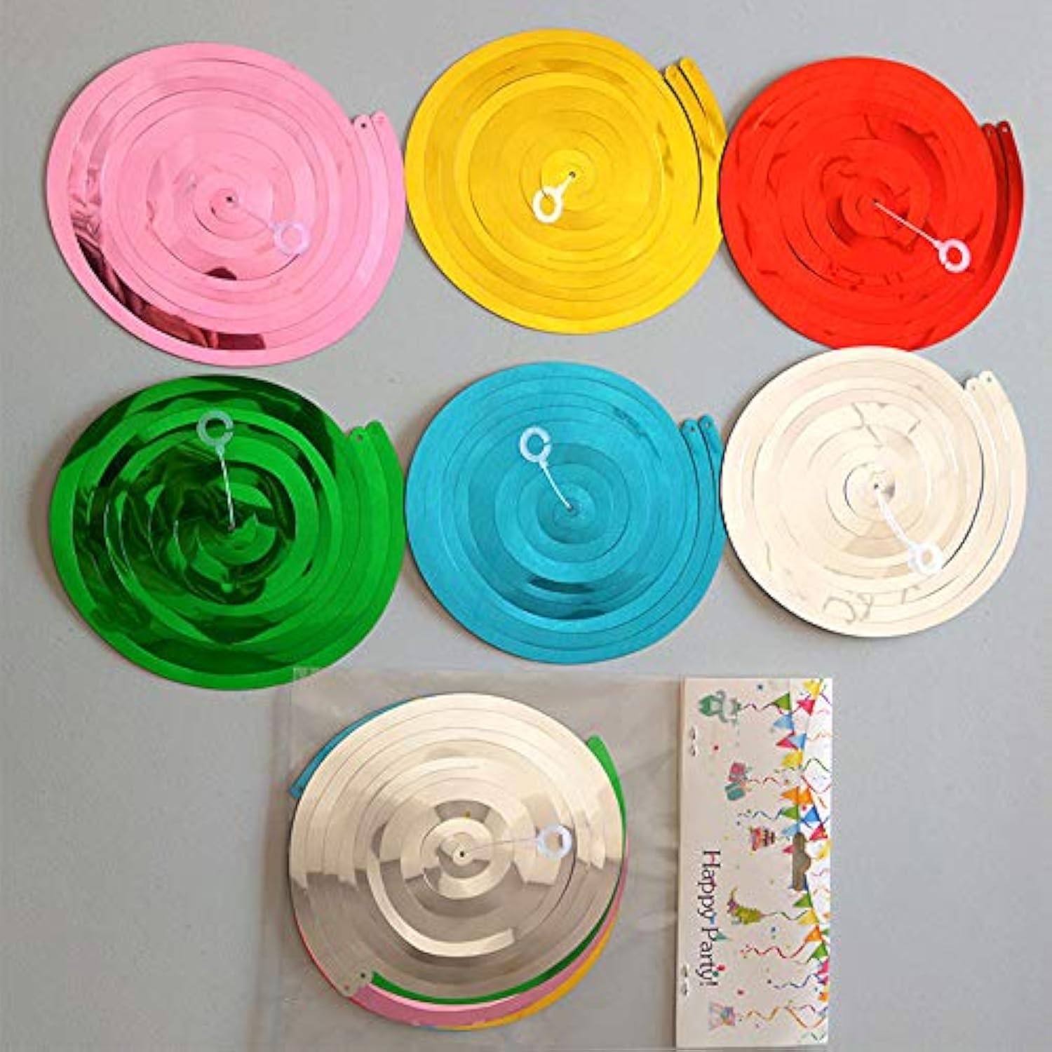 12Pcs Purple Hanging Spiral Swirl Ceiling Decorations 74cm for Party Supplies