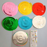 12Pcs Purple Hanging Spiral Swirl Ceiling Decorations 74cm for Party Supplies