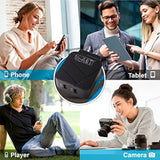 Usb Wall Charger 28W Dual Port Qc3.0 Amps Fast Charging Block With Led Indicator, Usb Cube Adapter Plug In Gift Box For Iphone 14 13 12 11 Pro Max Xr Xs, Samsung, Android Phones, Tablet (Black)