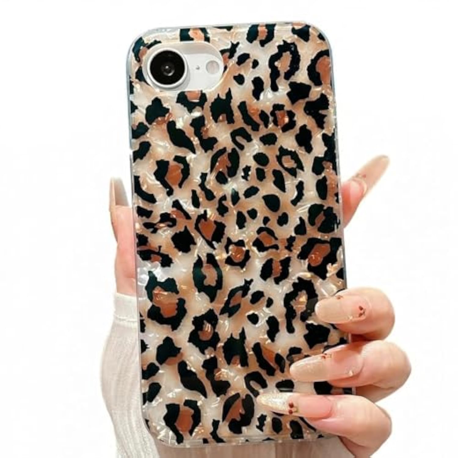 Luxury Cheetah Print Leopard Girly Silicone Case for iPhone 16E and iPhone 17E