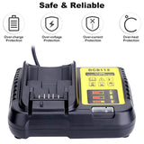 Dcb112 Dcb115 20V Max Charger Charges All Dcb201 Dcb204 Dcb606 Dcb609 Dcb207 Dcb206 Dcb203 Dcb200 Dcb120 Dcb127 12V Max, 20V Max And 60V Max Li-Ion Cordless Tool Battery Packs