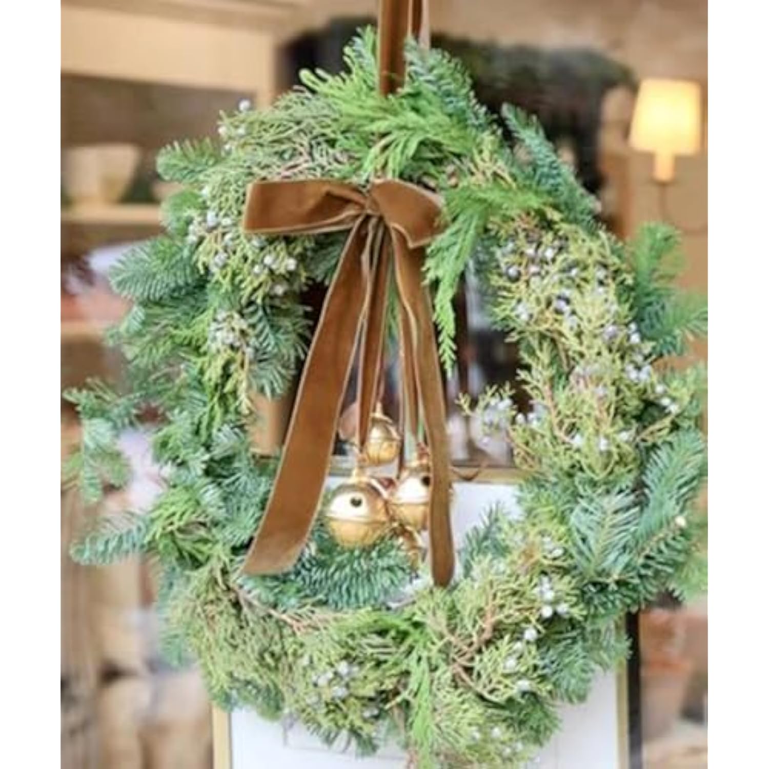 Copper Velvet Ribbon 1'' 25 Yards For Christmas Tree, Gift Wrapping, Flower Bouquet, Wreath Decorations, Bow Making