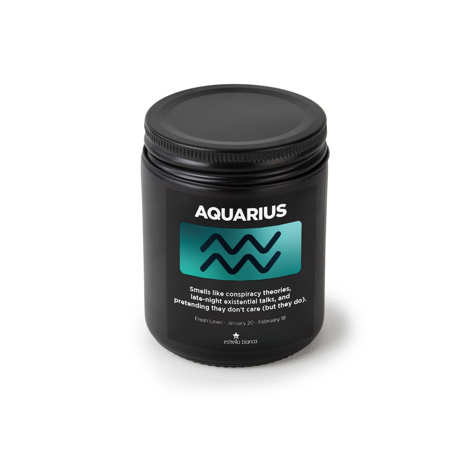 9Oz Aquarius Gifts January February Birthday Astrology Gifts For Women, Candles For Women Scented Candle For Home, Soy Wax, For Zodiac Birthdate, Zodiac Candles
