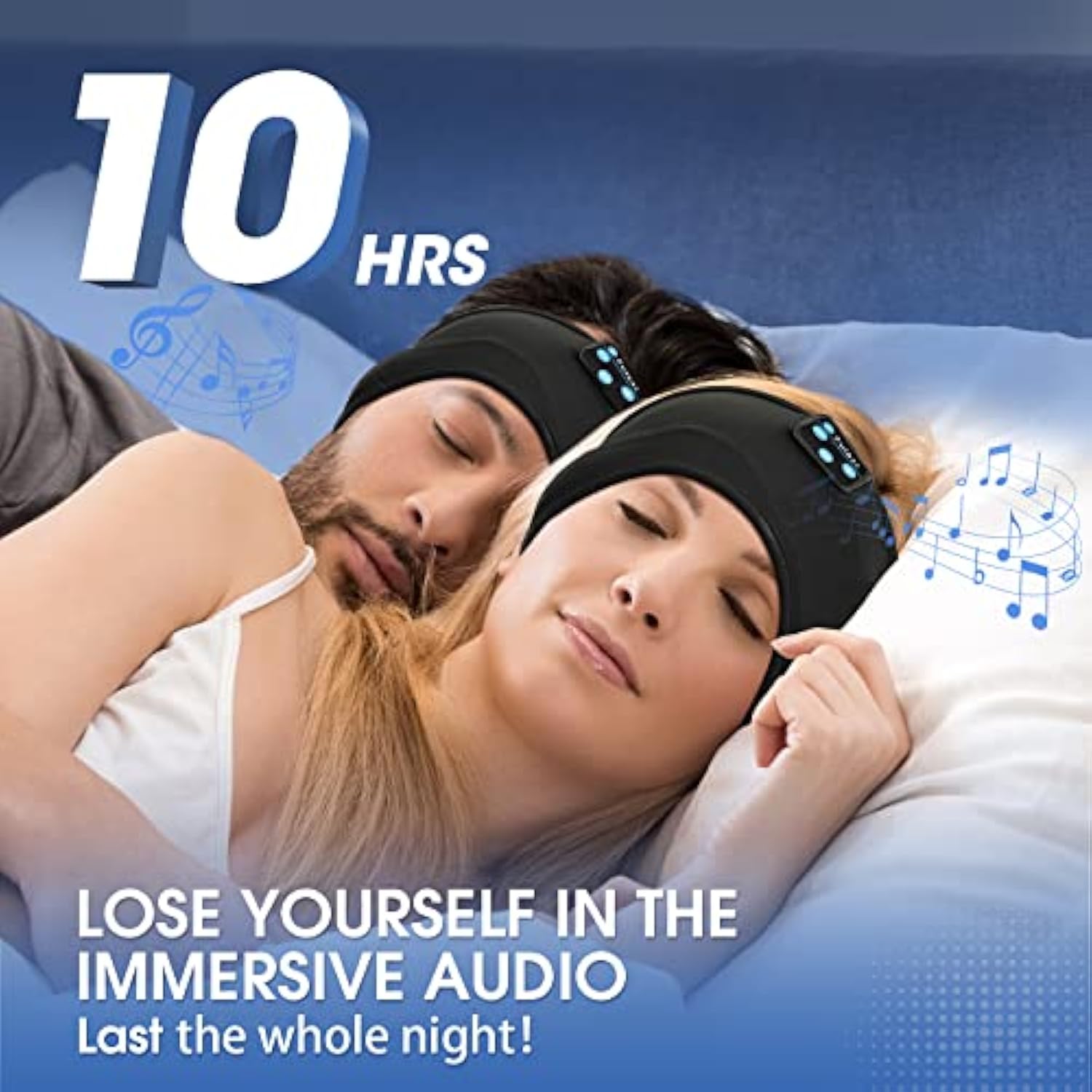 Wireless Headphones Headband For Sleeping, Bluetooth Sleep Headphones For Side