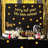 Sorry But Your 30S Have Expired Gold Glitter Banner - Happy 40Th Birthday Party Banner - 40Th Birthday Party Decorations And Supplies - 40Th Wedding Anniversary Decorations