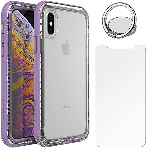 Next Series Case for iPhone Xs & iPhone X (not Xr or XS Max) with Tempered Glass Screen Protector, Includes Phone Ring Finger Holder - Bundle - Ultra