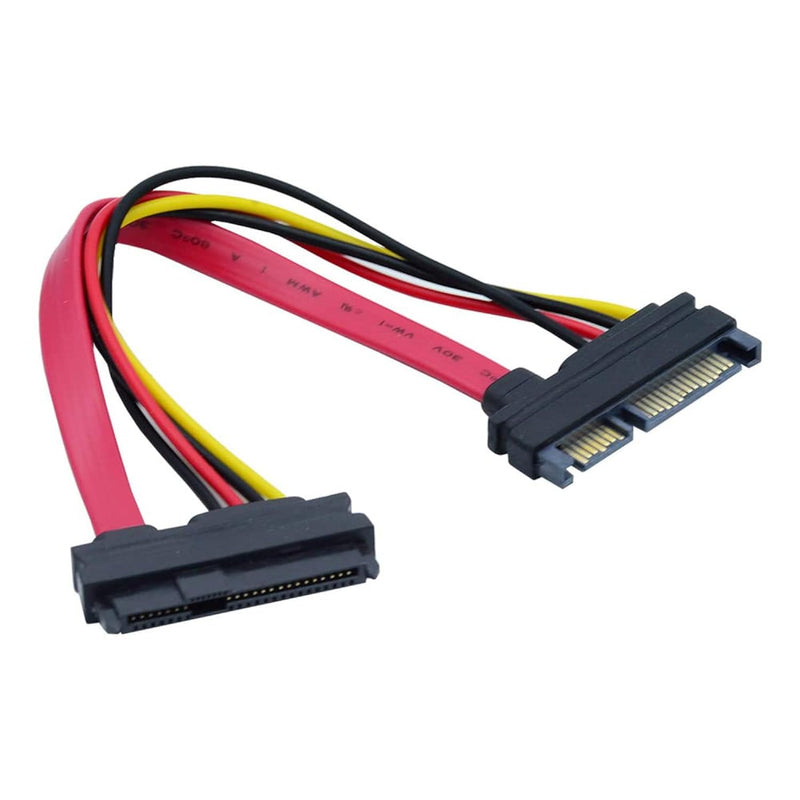 cablecc SFF-8482 SAS 29 Pin to SATA 22Pin Hard Disk Drive Raid Extension Cable