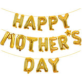 Happy Mothers Day Balloons Banner Gold Glitter Mother's Day Balloons Mothers Day Decoration Supplies (Mothers Day_Gold)