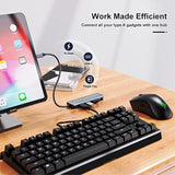 Usb 3.1 Hub, 10Gbps Usb C To Usb Hub, 4 Ports Usb 3.1/3.2 Gen 2 Hub, Superspee