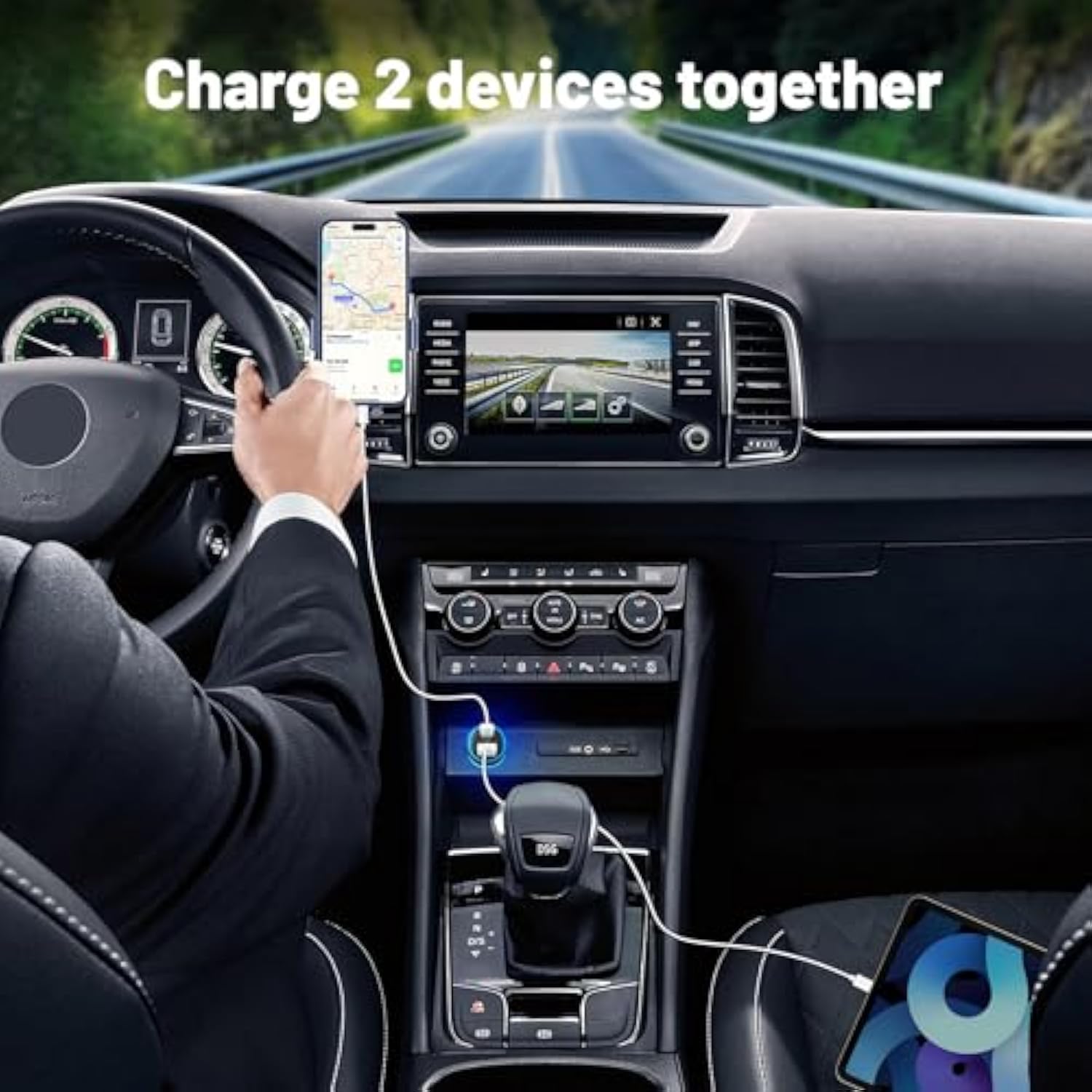 Usb C Car Charger Fast Charging,38W 2-Pack Usb Car Adapter With Pd3.0 & Qc3.0,Super Fast Cigarette Lighter Usb Charger For Iphone 16/15/14 Pro Max/Samsung Galaxy S25/S24/S23/S22 Plus/Ultra/S10/Note