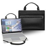 2 In 1 Protective Case Cover Sleeve + Portable Bag For 15.6" Dell Xps 15 9500 9510 9520/Dell Precision 5550 5560 5570 Laptop [Not Fit Dell Xps 15 9570 9560 9550/Xps 15 2-In-1 9575],Black