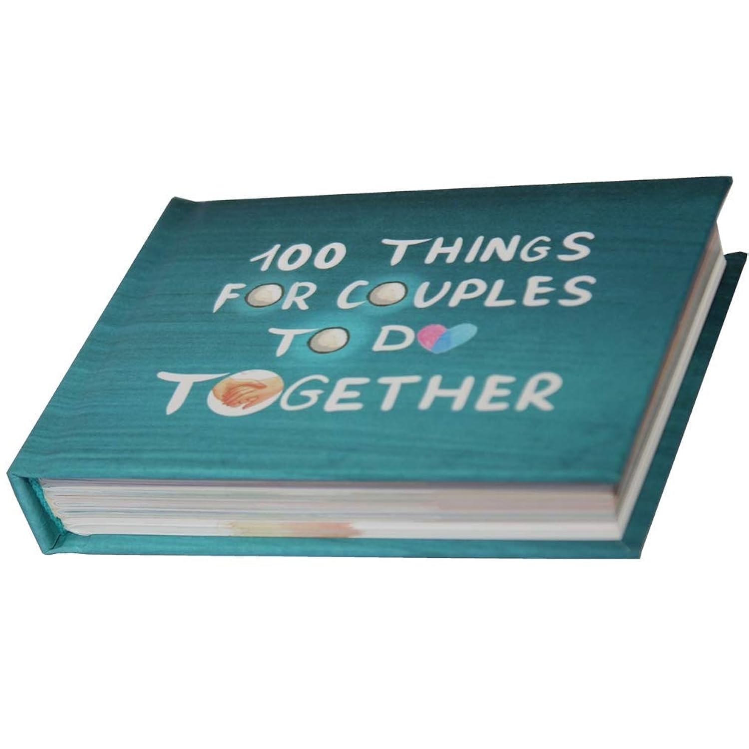 100 Things For Couples To Do Together -Valentines Day Gifts For Her Him Boyfriend Girlfriend Wife Husband Newlyweds, Funny Bridal Shower Registry Wedding Gifts For Women Men