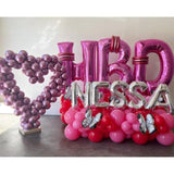 40 Inch Hot Pink Letter K Foil Balloon Alphabet Party Anniversary Wedding Decor