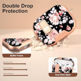 Apple AirPods Pro 3 Case with Safety Lock and Foldable Phone Stand, Compatible with 2025 Models