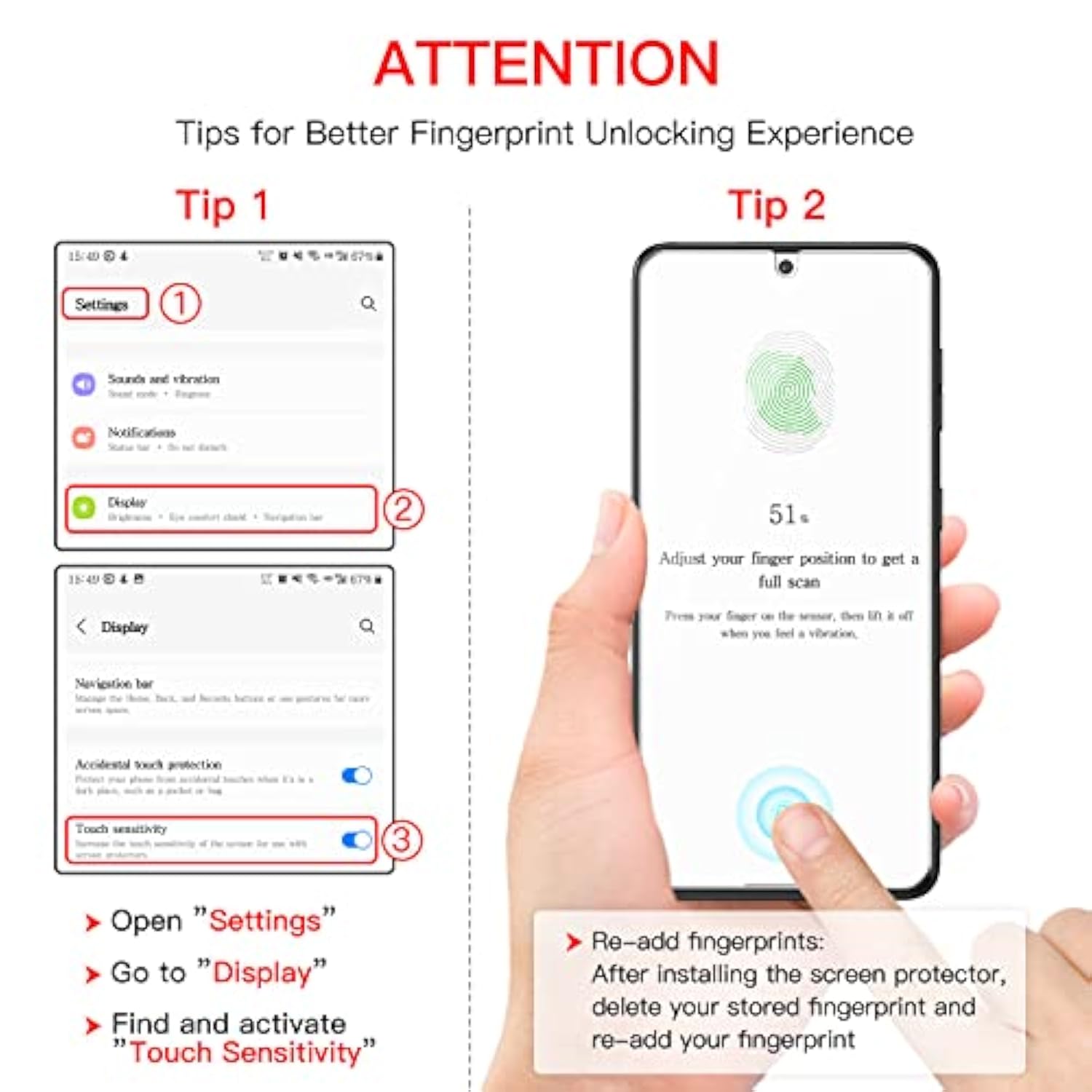 JETech Screen Protector for Samsung Galaxy S21 Plus 6.7-Inch with Camera Lens Protector, Easy Installation Tool, Tempered Glass Film, HD Clear, 2-Pack Each