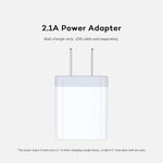 2-Pack USB Wall Charger, 2.1A Dual Port Quick Charger for iPhone & Samsung