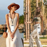 2 Pack Adjustable Phone Lanyard Crossbody with Wrist Straps and Tether Pads