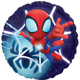 Spidey and Friends Birthday Party Supplies 7pc Foil Balloon Bouquet Decorations
