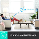 K400 Plus Wireless Touch Tv Keyboard With Easy Media Control And Built-In Touchpad, Htpc Keyboard For Pc-Connected Tv, Windows, Android, Chromeos, Laptop, Tablet - Black