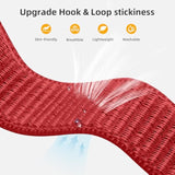 Adjustable Braided Nylon Sport Bands for Apple Watch 38-49mm Red