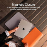 Hybrid Laptop Sleeve | Portable Desk Mat And Laptop Sleeve (Terracotta, 14")