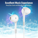 Earbuds Headphones 5 In One Pack, Wired Earbud With Heavy Bass Stereo Noise Bl