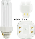 G24Q-1 CFL Light Bulb 13W 4100K Cool White 4 Pin Compact Fluorescent Replacement Lamp