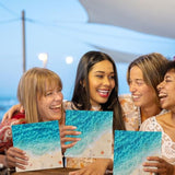 Nautical Beach Napkins,40Pcs Summer Beach Party Napkins Tropical Ocean Dessert Napkin Beach Theme Birthday Party Napkins For Summer Holiday Party Supplies