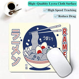 Mouse Pad, Japanese Food Mouse Pads For Wireless Mouse, Non-Slip Rubber Small Portable Ramen Culture Mousepad For Laptop & Pc & Mac