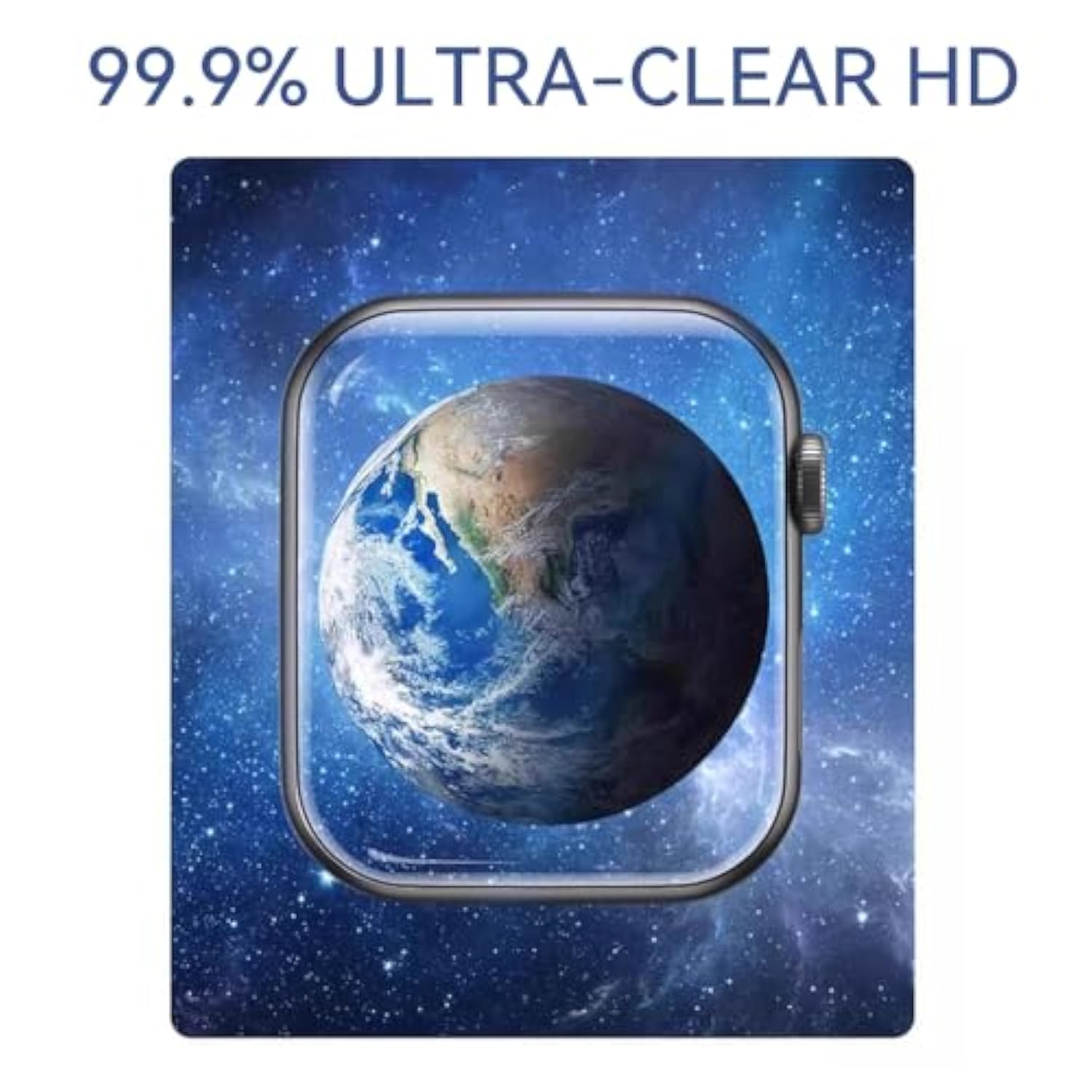 Compatible For Tozo S7 / S6 Smart Watch 1.85", [6 Pack] Full Coverage Tpu Clear Film Compatible For Tozo S7 1.85" Smart Watch/Tozo S6 1.85" Smart Watch