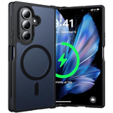NO.1 Magnetic for  Galaxy Z Fold 7 Case Compatible with MagSafe [Military Grade Drop Tested][Translucent Matte][Anti-Fingerprint] Soft