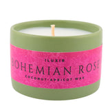 Bohemian Rose Scented Candle Fresh Floral Aroma With Rose Magnolia Patchouli Natural Coconut Wax Long-Lasting Non-Toxic Eco-Friendly Home Office Decor Relaxation Handcrafted Luxury (5 Oz.)