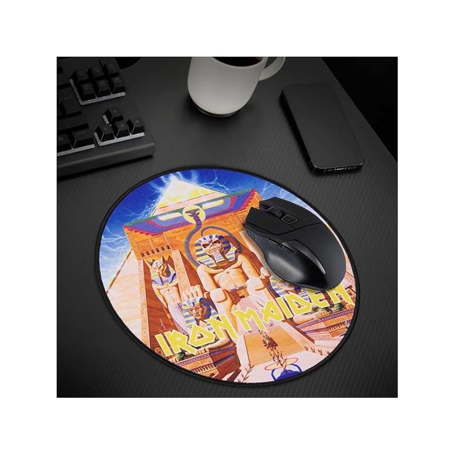 Iron Maiden - Anti-slip beaded finish mouse pad Number of the Beast - Official License