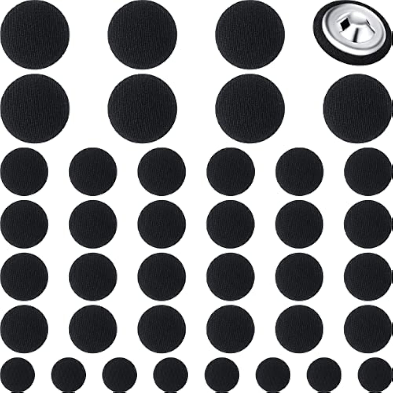 40 Pcs Tuxedo Suit Buttons Black Buttons Include 8 Jacket Front Button