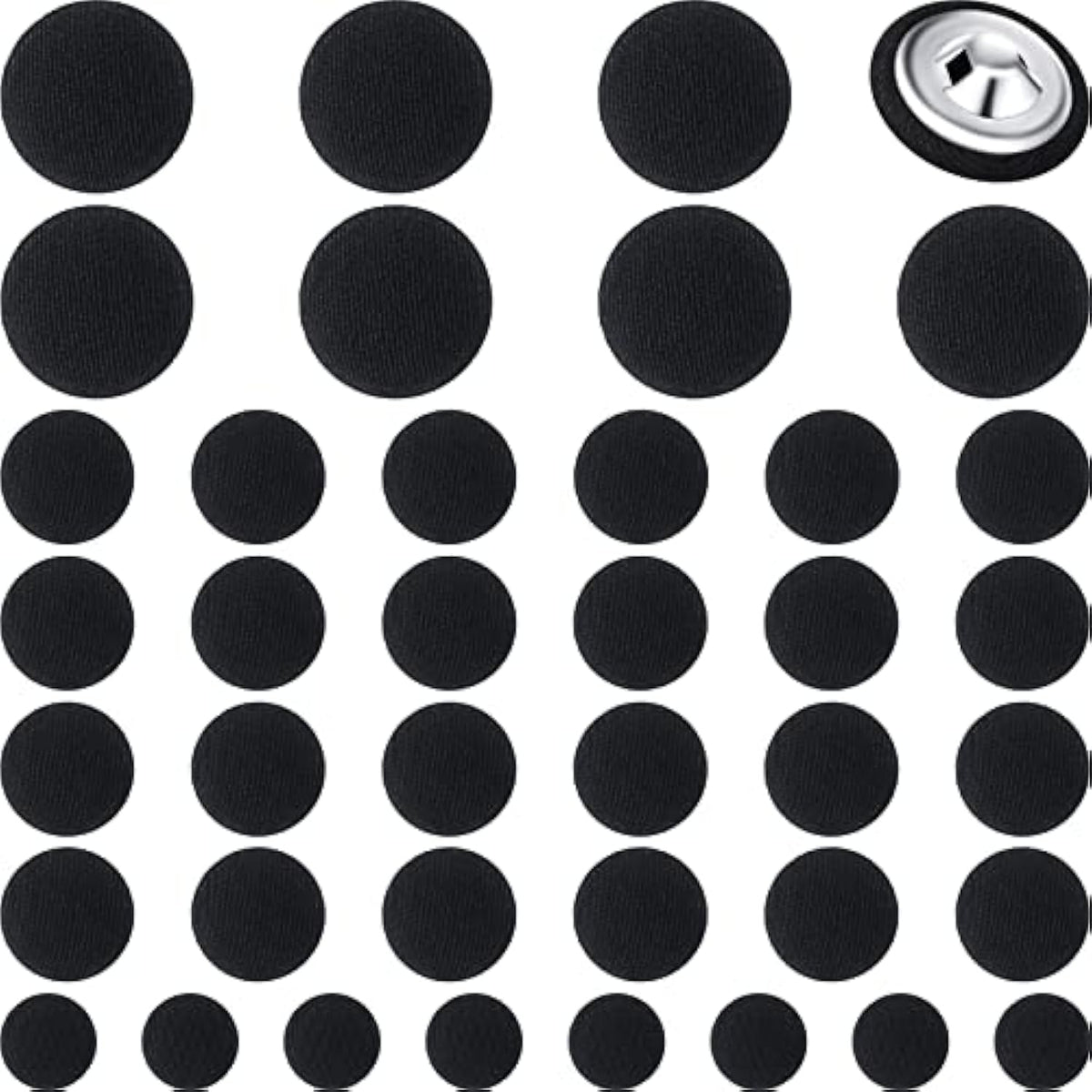 40 Pcs Tuxedo Suit Buttons Black Buttons Include 8 Jacket Front Button