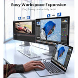 Usb C To Hdmi Cable 4K 6Ft 2Pack [Anti-Interference Gold-Plated Plugs] Aluminu