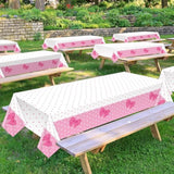3 Pcs Pink Cat Tablecloths Cute Cat Party Decorations Cute Cartoon Theme Birthday Table Covers Pink Bow Wall Backdrop Plastic Disposable Rectangle For Baby Shower Birthday Party Supplies 54 X 108 Inch