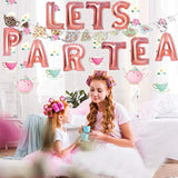 Tea Party Decorations - Let'S Par Tea Aluminum Foil Balloons/Teapots T
