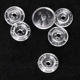 200 Sets Clear Snaps For Kam Snaps, Size 20 T5 Resin Plastic Snaps But