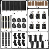 6 Set Baby Shower Prizes For Men Baby Shower Favors Gifts Including Black Plastic Cups Socks Compasses Pens Notebooks Flashlights With Gift Bags Labels And Ribbons For Men Groomsmen