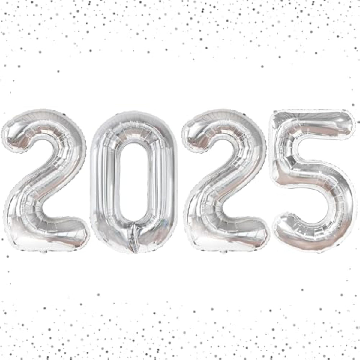 Huge 2022 Balloons Silver, 40 Inch - New Years Eve Party Supplies 2022