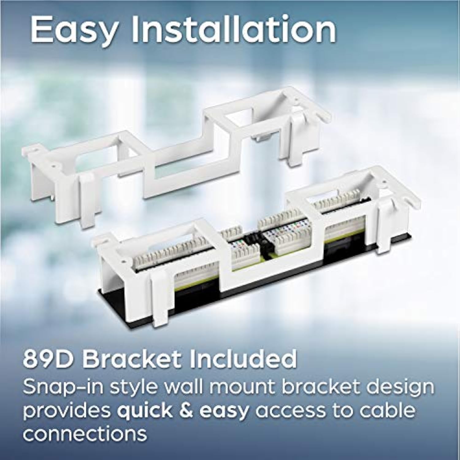 TRENDnet 12-Port Cat6 Unshielded Patch Panel,TC-P12C6V, Wall Mount,Included 89