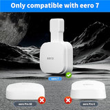 Eero 7 Wall Mount, No Drill Outlet Bracket Holder Only Compatible With Eero 7 Dual-Band Mesh Router, Cable Management - Space Saving (2 Pack)