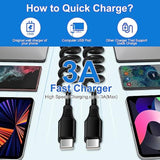 Iphone 17 Air 16E 16 15 Pro Max Charger Cable 3Ft For Car, Coiled Usb C To Usb C Fast Power Charging Cord Short Android Phone Wire For Samsung Galaxy A15 A25 5G A14 A54 S24 S23 Ultra Fe A13 A53