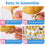 4 Sets Balloon Stand Kits, Balloon Sticks Holder With Base For Table Graduation Birthday Baby Shower Gender Reveal Party Decorations