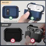 AirPods Pro 1st and 2nd Generation Case with Magnetic Lock, Magsafe Compatible, Black