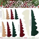 10 Pcs Honeycomb Paper Christmas Tree, Classic, 4/6/7/10 Inch