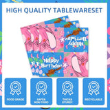 141Pack Cartoon Party Decoraion Party Tableware Plates + Napkin Tablecloth,Forks,Spoon,Kinfe For Birthday Decorations