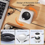 100W Retractable Multi In 1 Charging Cable With Led Display, Usb C & Usb A To Usb C/Lightning/Micro For Iphone 16 15 14 13 12 Ipad Mac Samsung For Desk Desktop Management Organizer