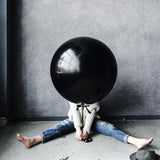 15 Pcs 24in Black Latex Balloons Giant Party Decorations